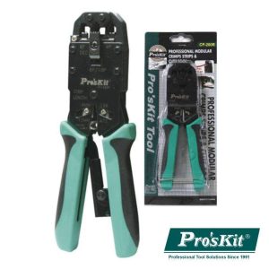 Alicate De Cravar RJ45/RJ11/RJ12/RJ22 PROSKIT - (CP-200R)