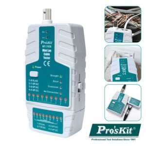 Testador De Cabos Rede Compacto PROSKIT - (MT-7058)