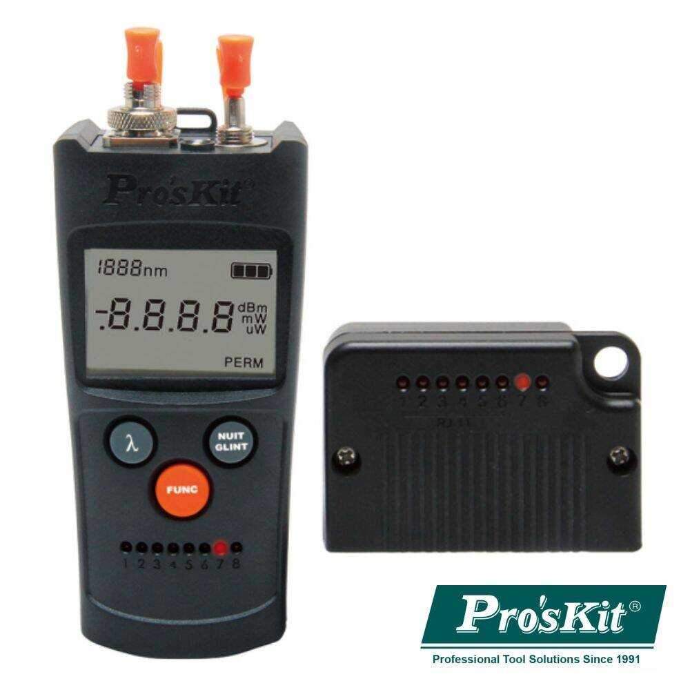 Multímetro C/ Medidor De Fibra Óptica PROSKIT - (MT-7602)