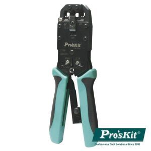 Alicate De Cravar RJ45/RJ11/RJ12/RJ22 PROSKIT - (CP-376K)