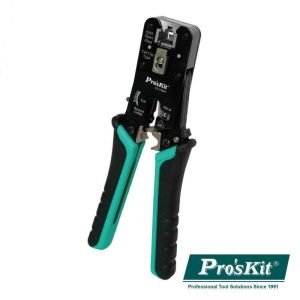 Alicate De Cravar RJ45 Cat. 5/6/6A/7 Passante PROSKIT - (CP-376AR)