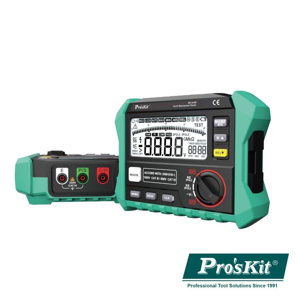 Medidor de Resistência de Terra PROSKIT - (MT-4105)