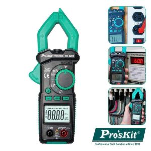 Pinça Amperimétrica Digital ¾ AC 600V PROSKIT - (MT-3202)