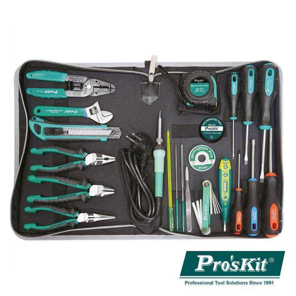 Conjunto de Ferramentas Manutenção Elétrica PROSKIT - (PK-618B)