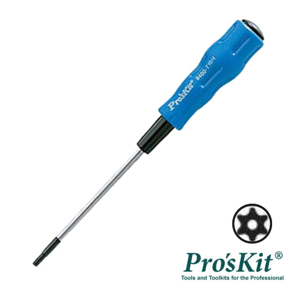 Chave Torx C/ Furo T10h 165mm PROSKIT - (89400-T10H)